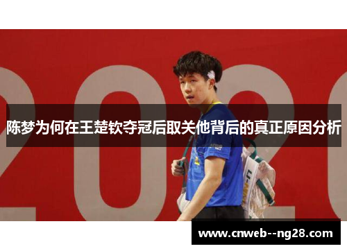 陈梦为何在王楚钦夺冠后取关他背后的真正原因分析